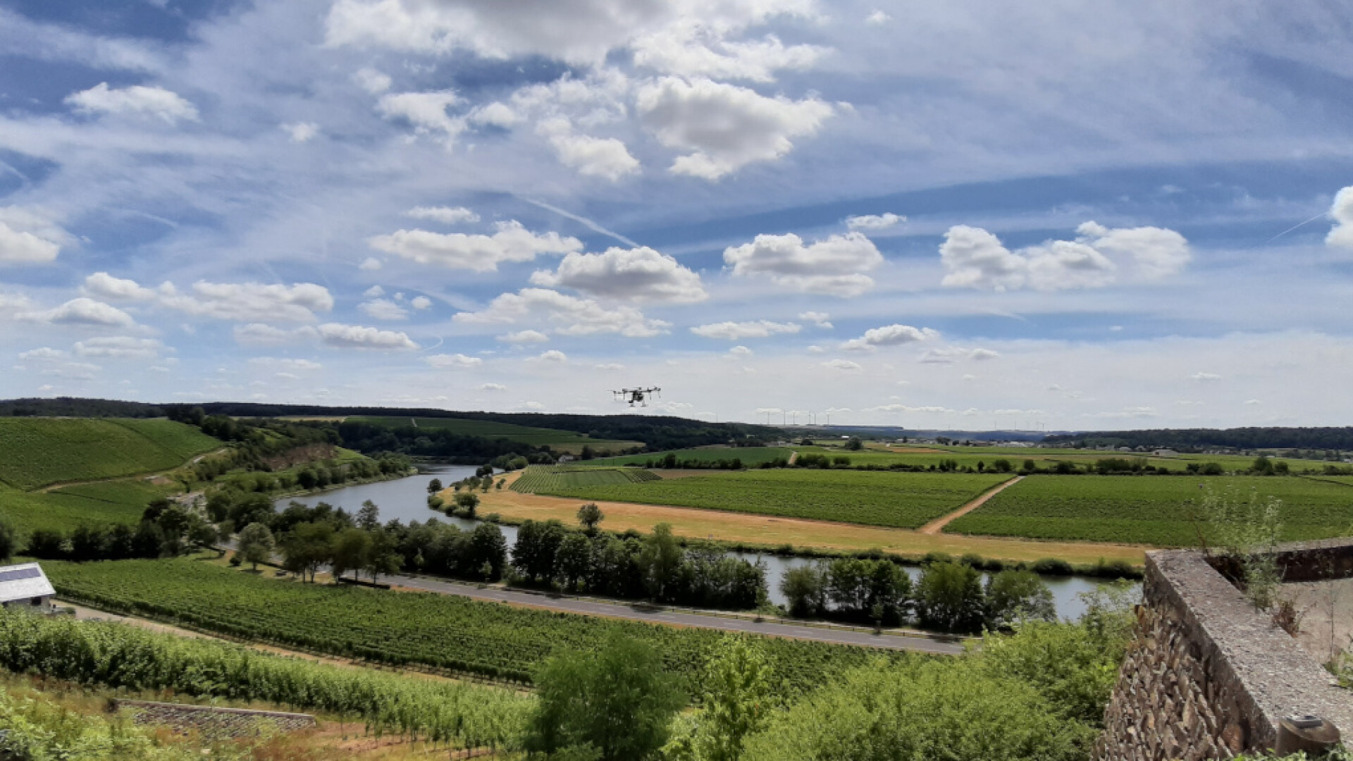 Le drone au domaine