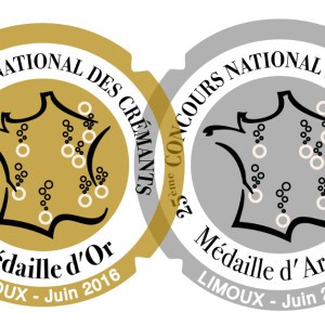 UNE MEDAILLE D'OR ET UNE MEDAILLE D'ARGENT POUR NOS CRÉMANTS